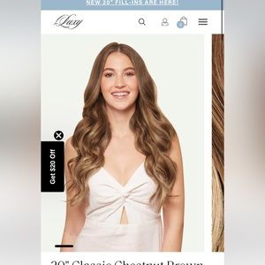 Chestnut Balayage Luxy Hair Extensions